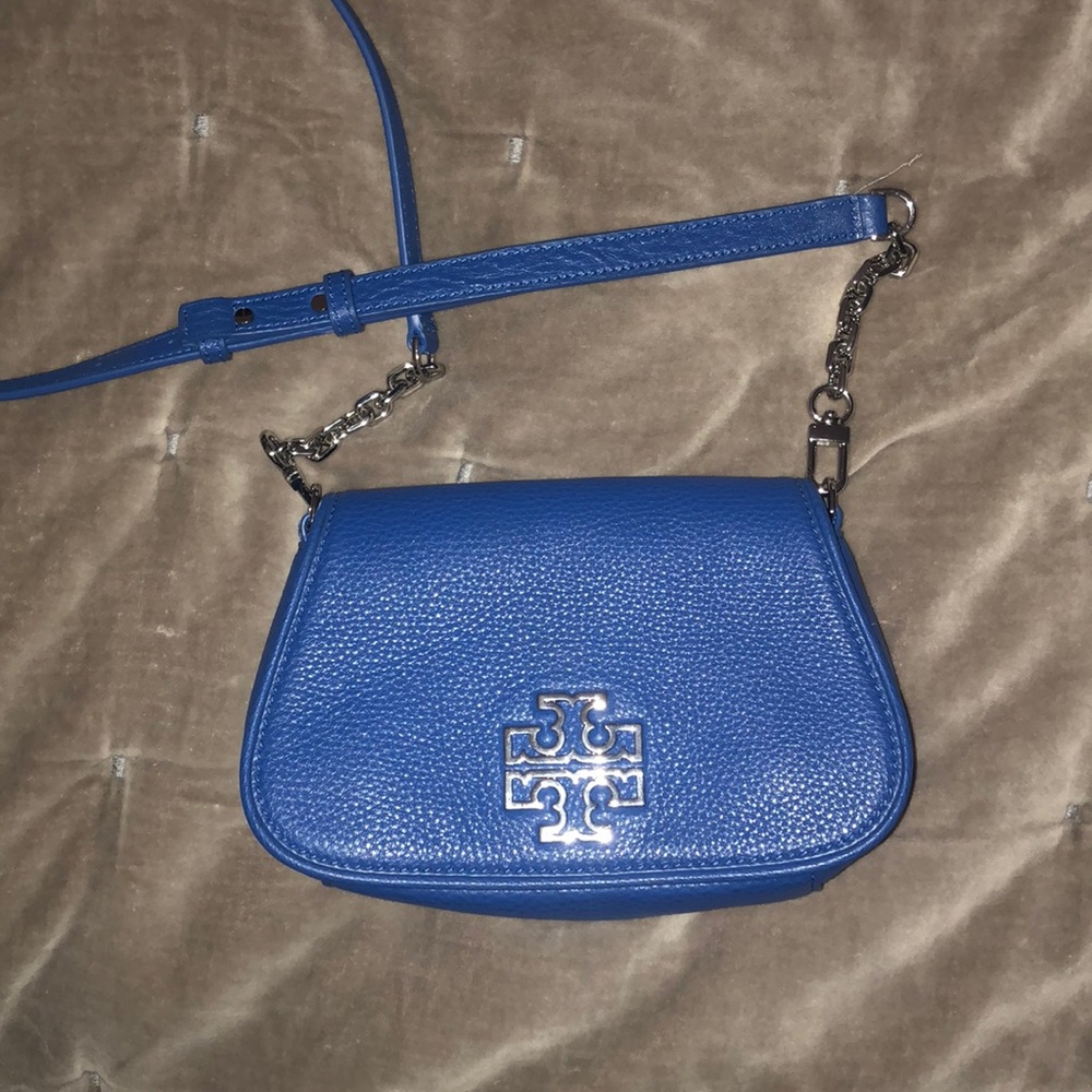 Tory Burch blue crossbody/ clutch